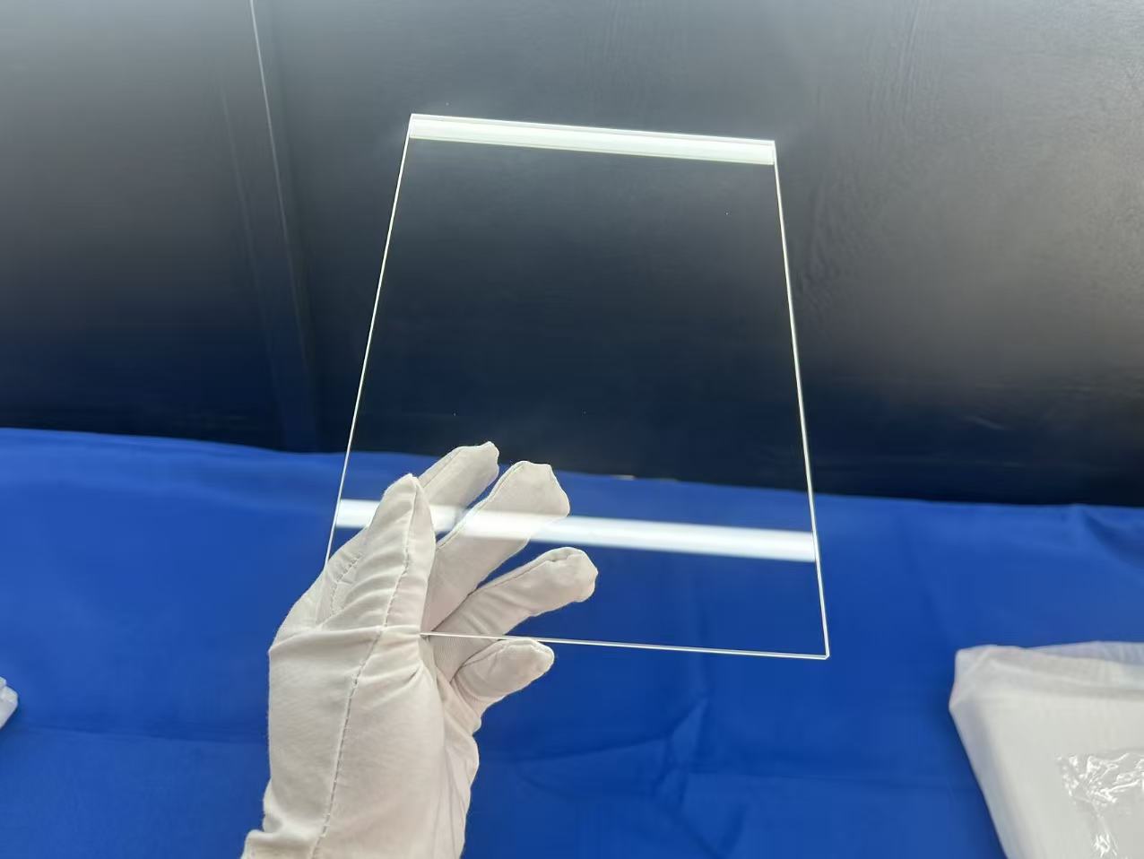 Custom Polished Purity Transparent Square Quartz Glass Plate 3mm