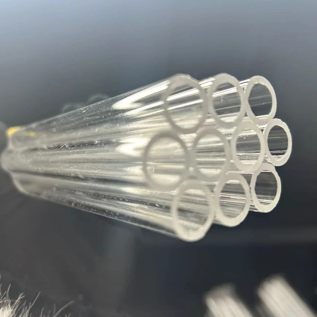 High Temperature Transparent Quartz Cylinder Tube Clear Quartz Tube Glass