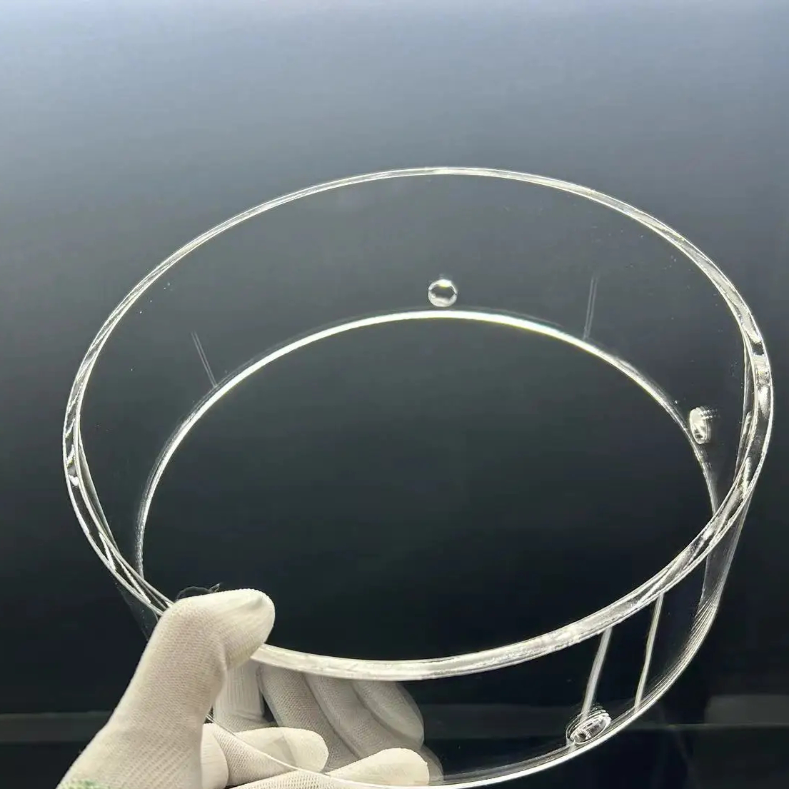 Fused Transparent Quartz Tube