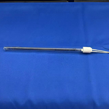 Quartz Tube Diameter 18mm Total Length 370mm One End Round Head