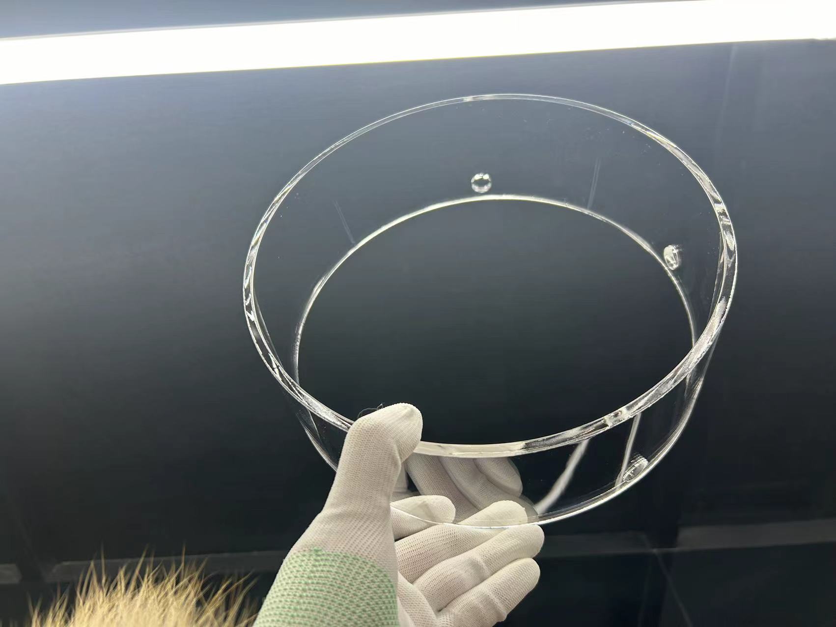 Fused Transparent Quartz Tube