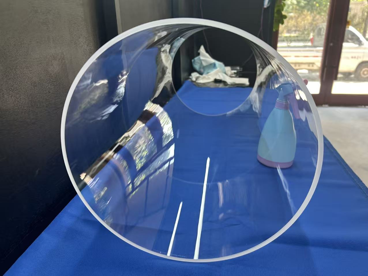 Customizable High Purity Fused Quartz Glass Tube High Temperature Resistant