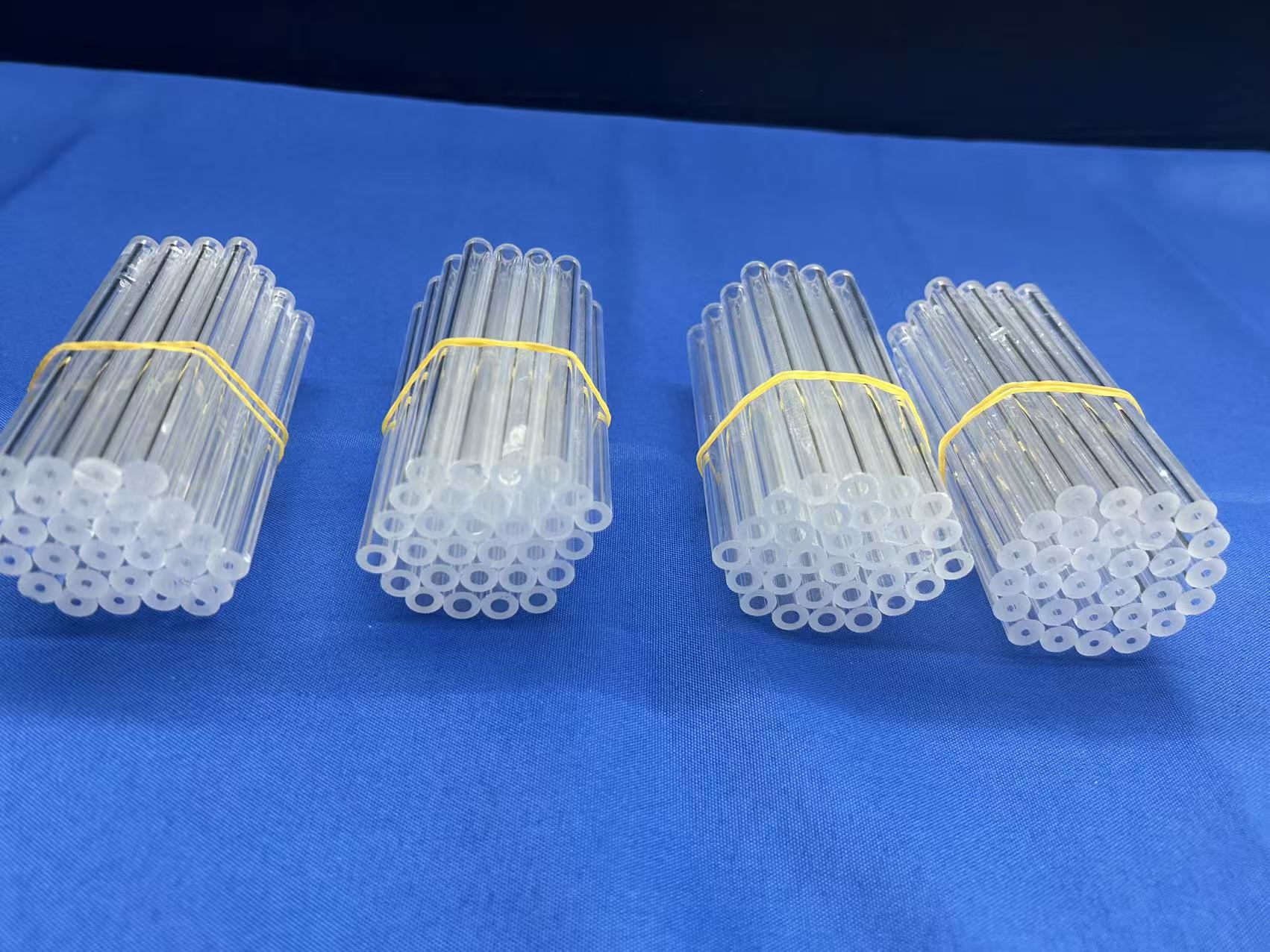 Customized Size clear Quartz Glass Tube BET Borosilicate Glass test Tube clear Quartz Glass Tube