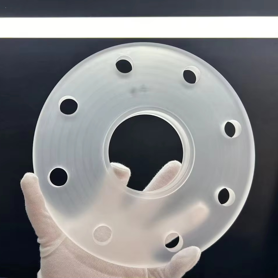 Quartz Flange and Fused Silica Sealing Rings