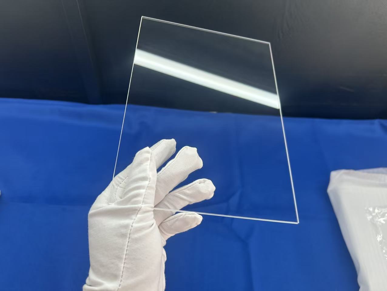 Custom Polished  Purity Transparent Square  Quartz Glass Plate 3mm Thick Clear Optical Instruments for Welding Cutting