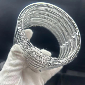 Transparent quartz spiral tube for laboratory