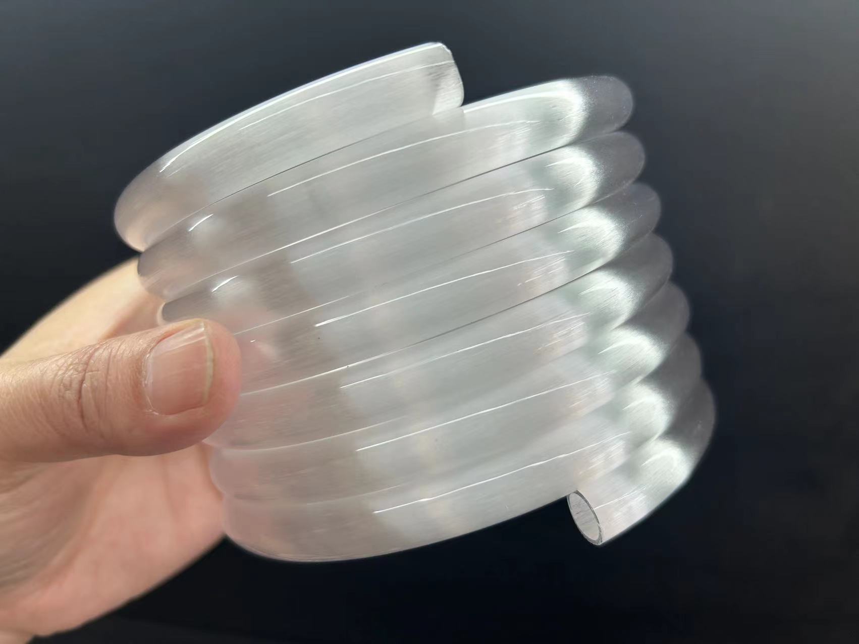 Helical Clear Quartz Glass Coil t  Tube