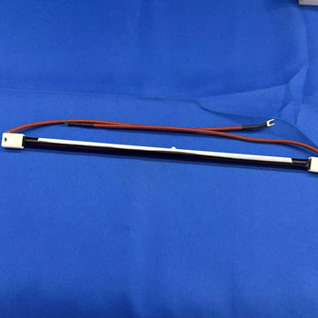 10mm Diameter Quartz Tube Single-sided White Ceramic Coating